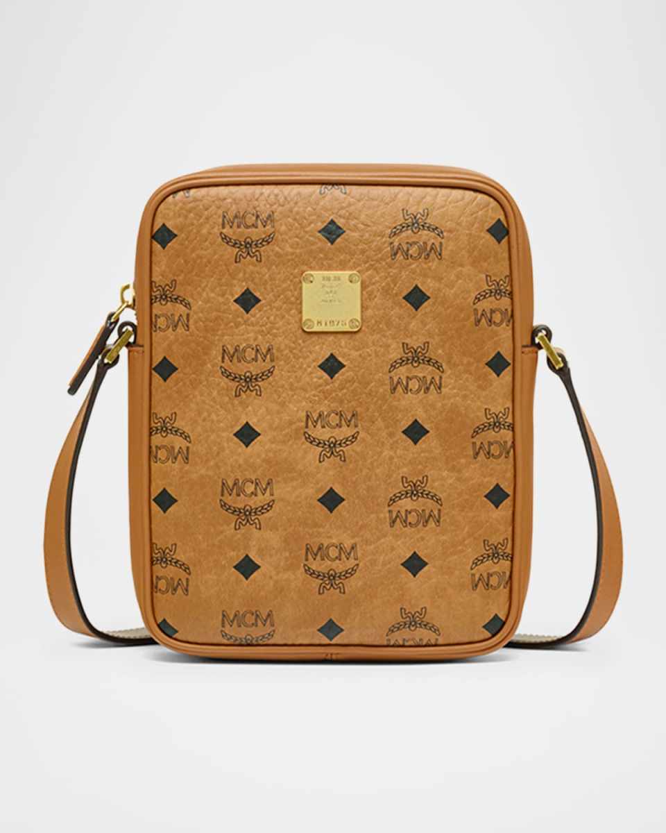 Klassik Mini Visetos Zip Crossbody Bag